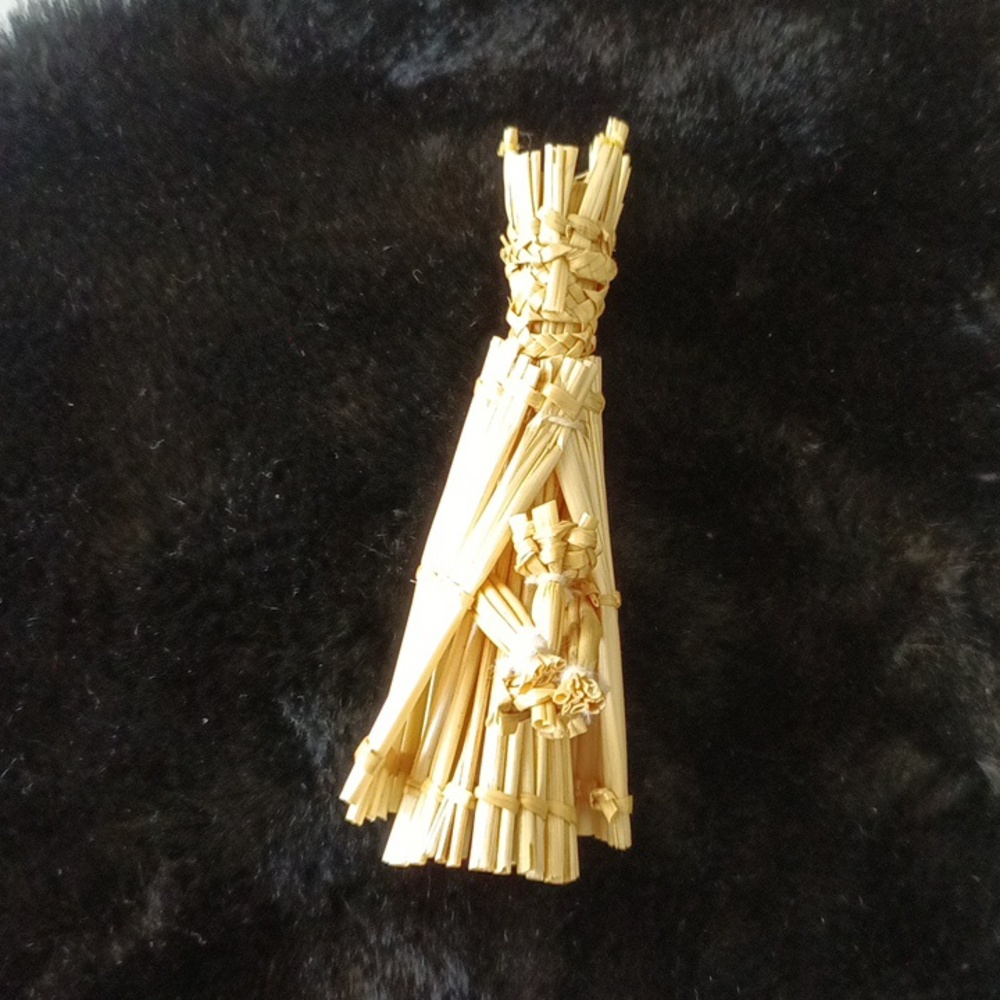Handcrafted Straw Nativity Set Vintage EXTREMELY RARE - Picture 7 of 15